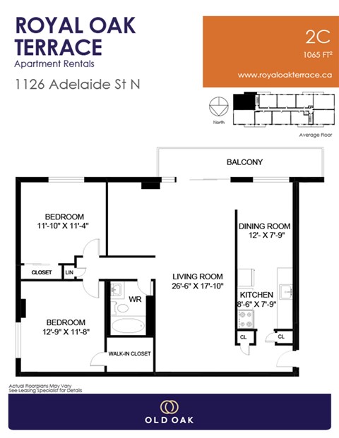 1126 Adelaide Street North 1-2 Beds Apartment, Affordable for Rent - Photo Gallery 23